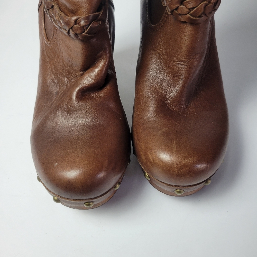 UGG Savana Leather Boots Size 6 - Picture 5 of 14